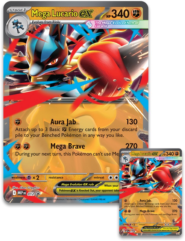 Pokémon TCG: Mega Lucario ex Figure Collection