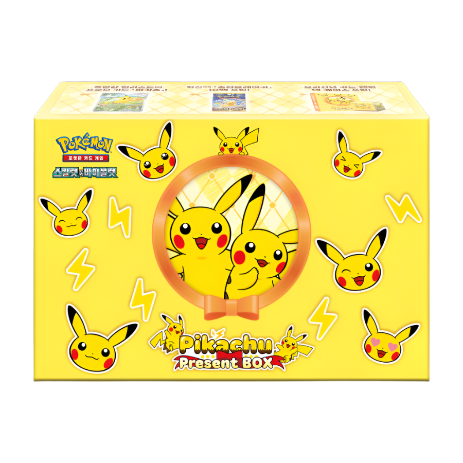 pokemon pikachu card box Korean) Pokémon TCG: Pikachu Present Box – Spoils and Loot
