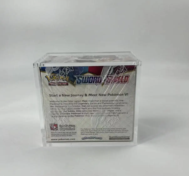 Premium Pokémon Booster Box Protective Display Acrylic Case Version 1