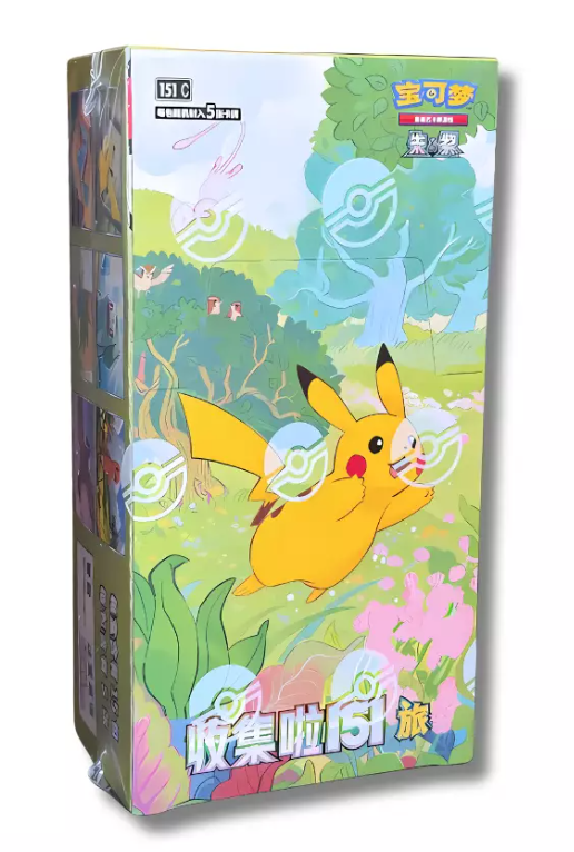 (S-Chinese) Pokémon TCG: 151 Journey Slim Booster Box