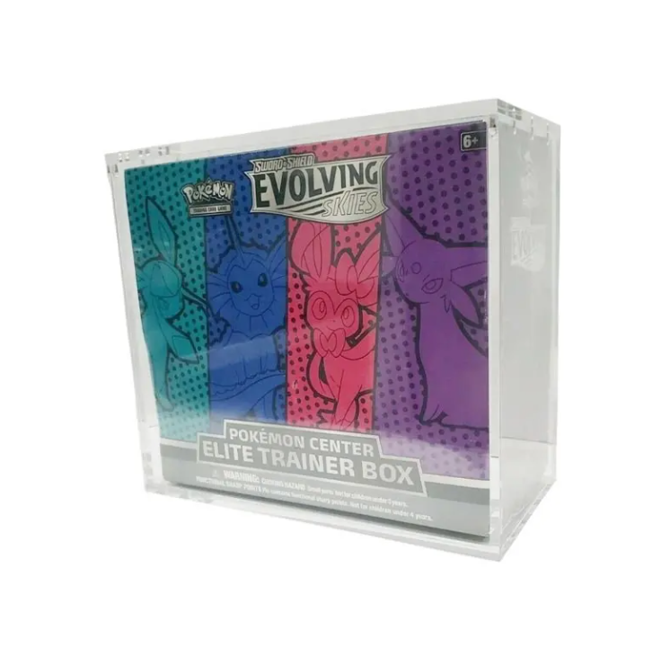 Premium Pokémon Elite Trainer Box Protective Display Acrylic Case