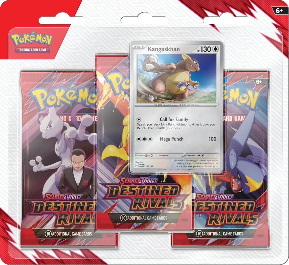 Pokémon TCG: Scarlet & Violet 10: Destined Rivals: 3-Booster Blister (Select Variant)
