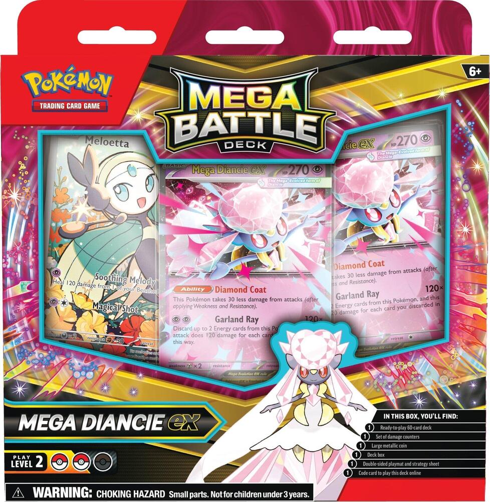 Pokémon TCG: Mega Gengar ex / Mega Diancie ex Mega Battle Deck (Select Variant)