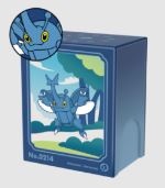 (OPEN BOX) (S-Chinese) Pokémon TCG: Illustration Rare Metal Card Deck Box