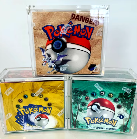 Premium Pokémon Booster Box Protective Display Acrylic Case Version 1