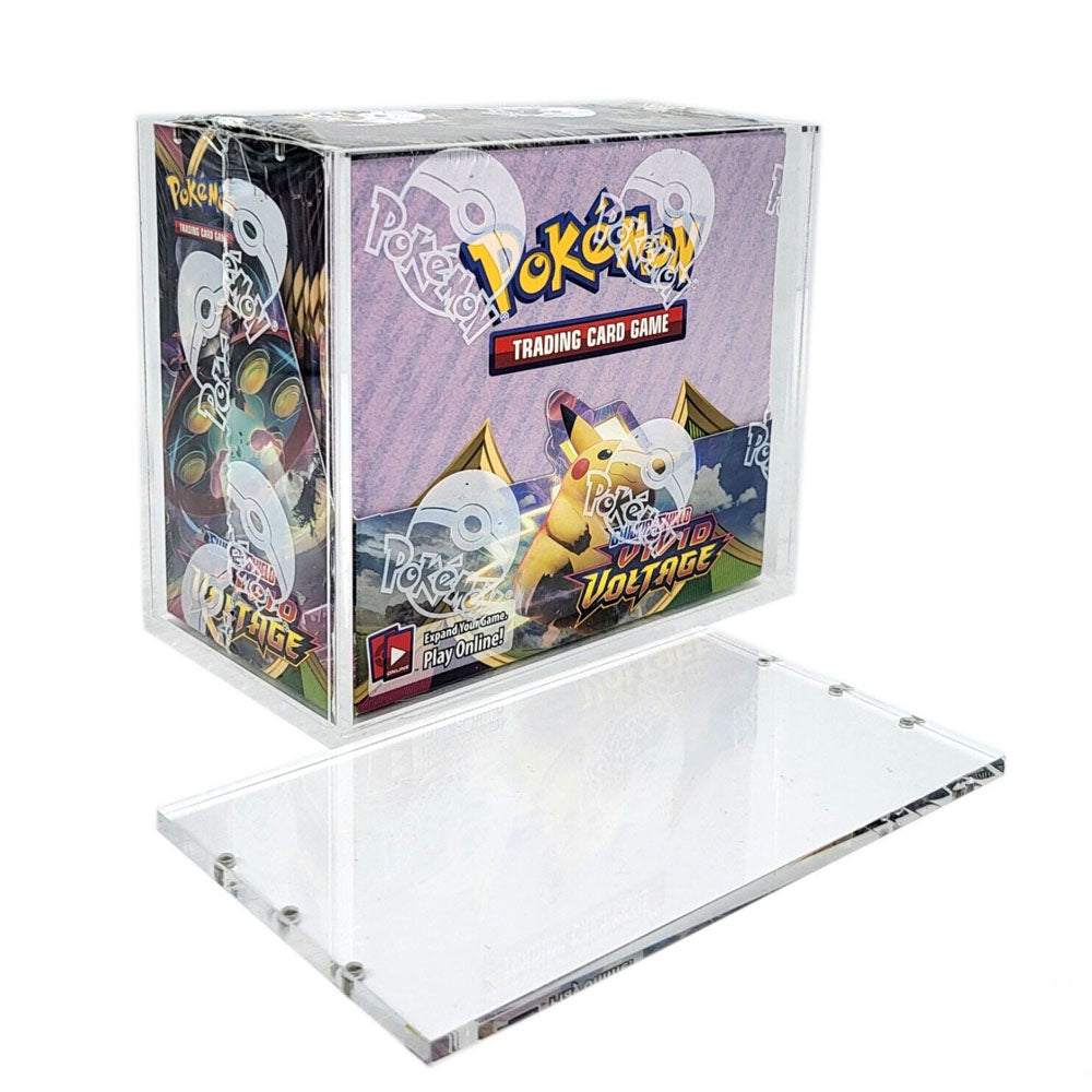 Premium Pokémon Booster Box Protective Display Acrylic Case Version 2
