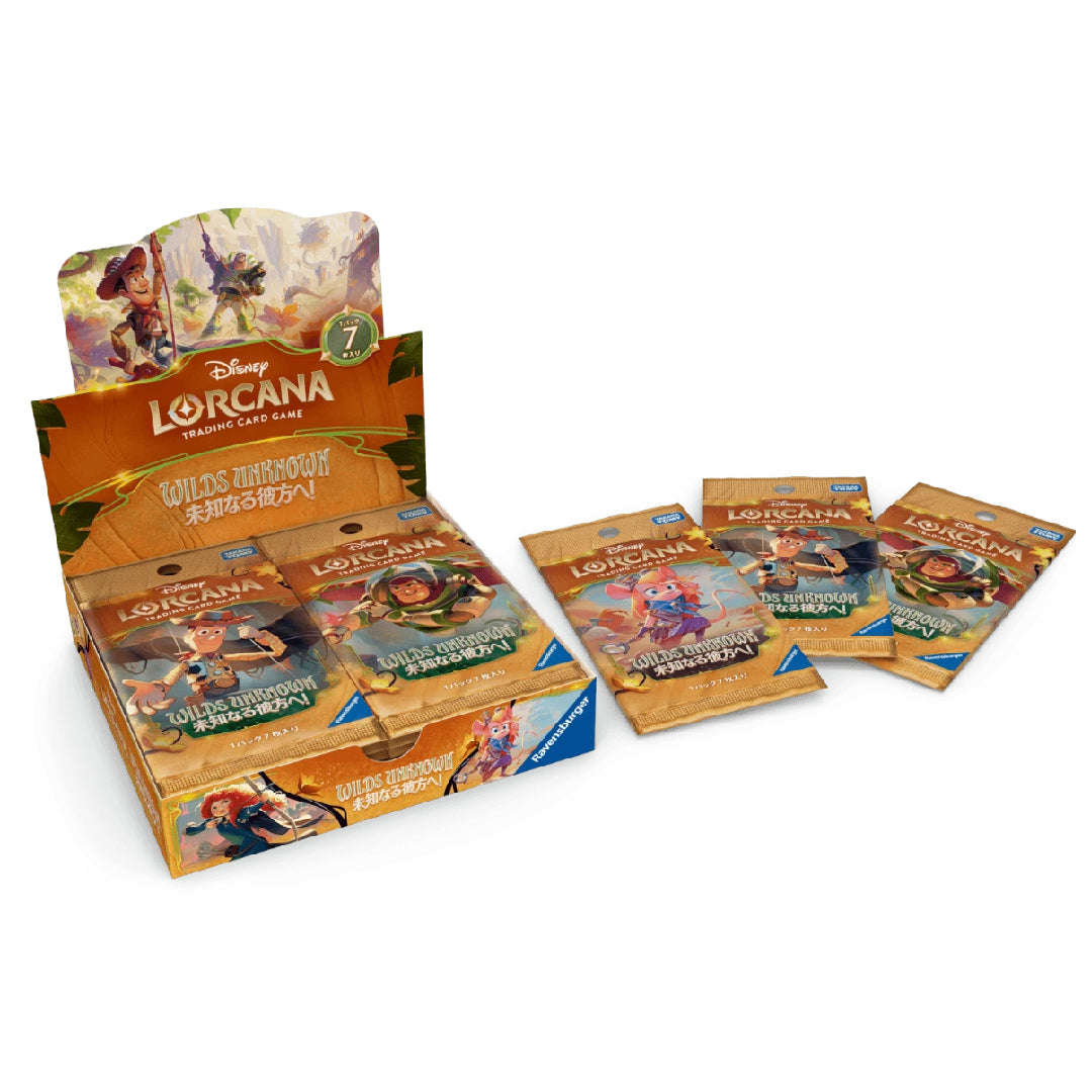 (Japanese) Disney Lorcana TCG: Wilds Unknown Booster Box