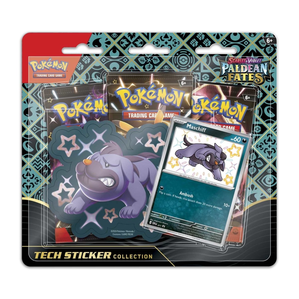 Pokémon TCG: Paldean Fates Tech Sticker Collection (Select Variant)