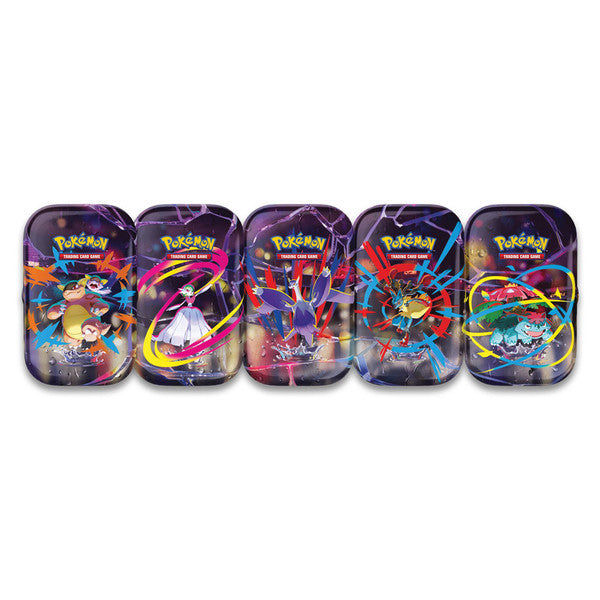 Pokémon TCG: Mega Heroes Mini Tin Display (10 Tins)