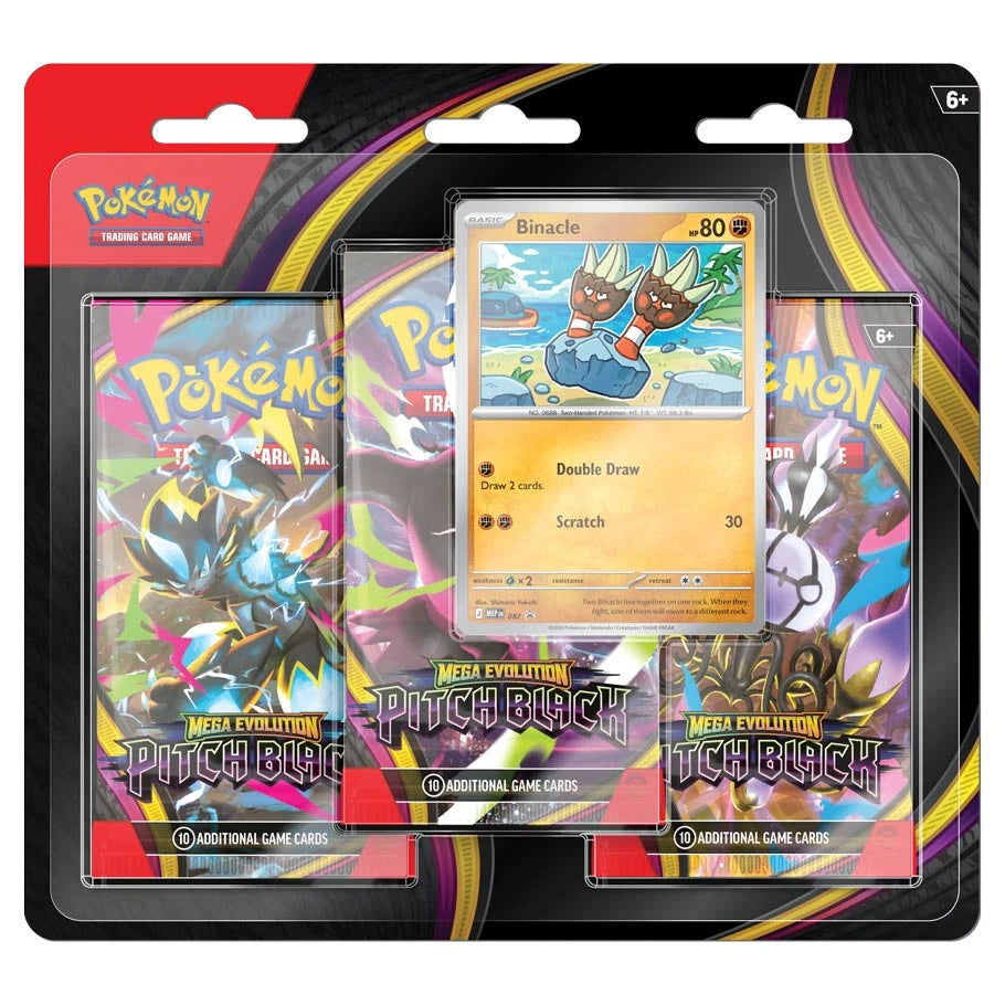 Pokémon TCG: Mega Evolution 5: Pitch Black: 3-Booster Blister