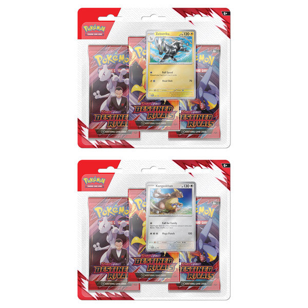 Pokémon TCG: Scarlet & Violet 10: Destined Rivals: 3-Booster Blister (Select Variant)