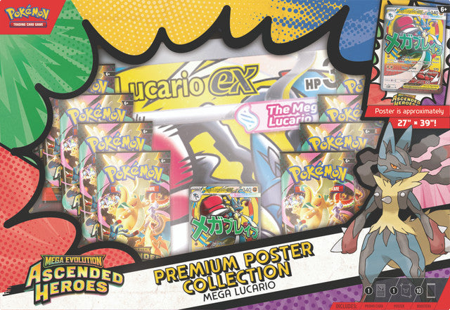 Pokmon TCG: Mega Evolution 2.5: Ascended Heroes: Premium Poster Colle Spoils and Loot Pokmon TCG: Mega Evolution 2.5: Ascended Heroes: Premium Poster Colle Spoils and Loot