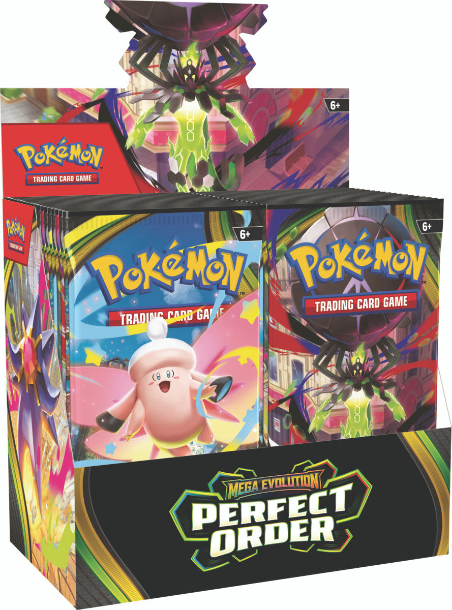 the spoils booster box Pokémon TCG: Mega Evolution 3: Perfect Order: – and Loot Alpha Clash Spoils of the
