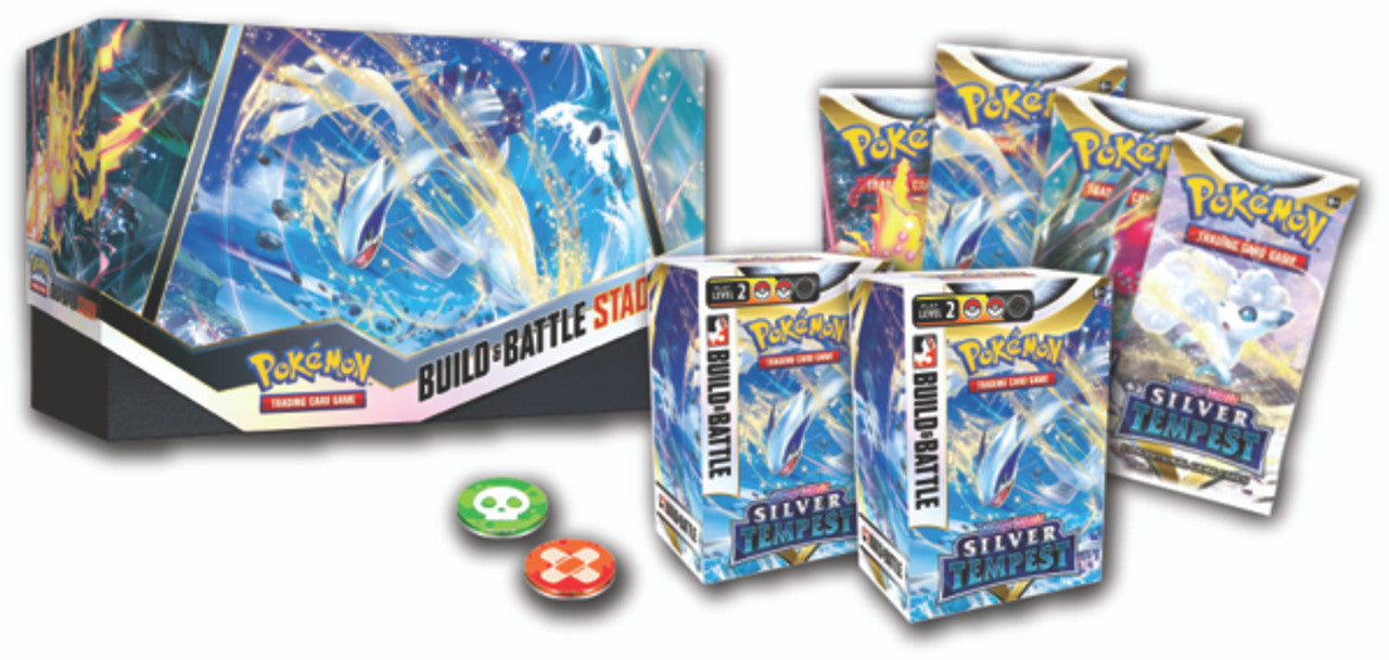 Pokémon TCG: Sword & Shield 12 - Silver Tempest Build & Battle Stadium