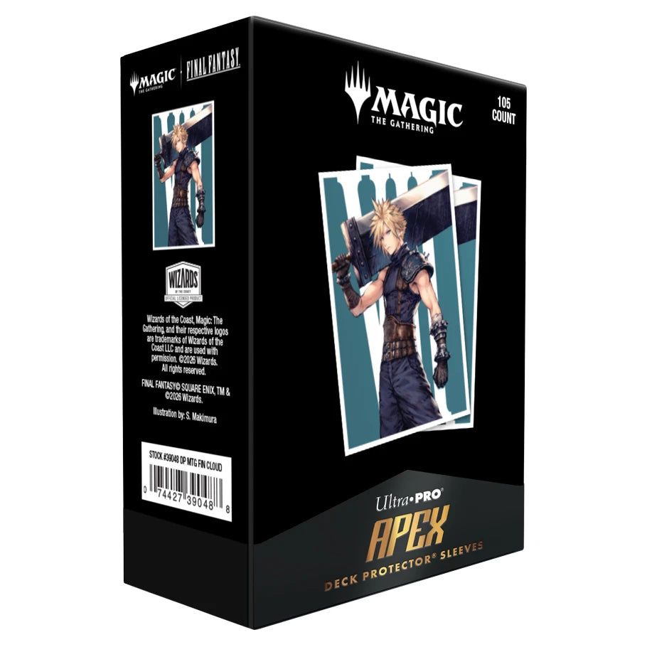UItra Pro Deck Protector: Apex: Magic the Gathering: Final Fantasy: Cloud, Ex-SOLDIER (105)