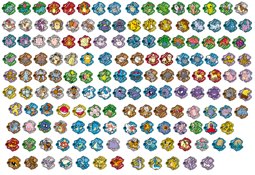 (S-Chinese) Pokémon TCG: Collect 151 Jigsaw Magnet