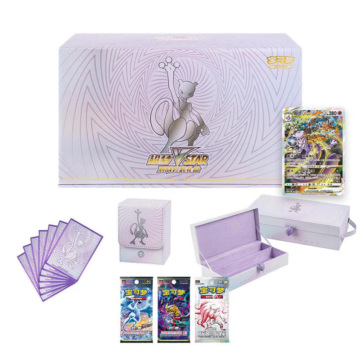 (S-Chinese) Pokémon TCG: Mewtwo V-Star Battle Set Gift Box
