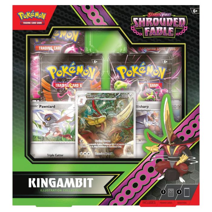 Pokmon TCG: Scarlet & Violet 6.5: Kingambit Illustration Collection Spoils and Loot Pokmon TCG: Scarlet & Violet 6.5: Kingambit Illustration Collection Spoils and Loot