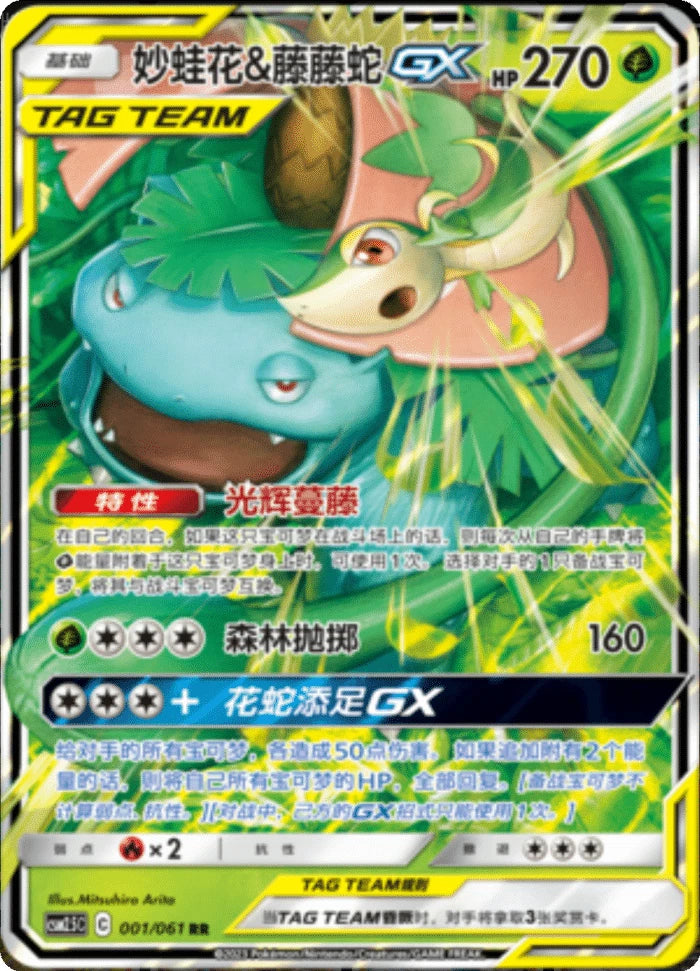 (S-Chinese) Pokémon TCG: Tag Team Card (Select Variant)