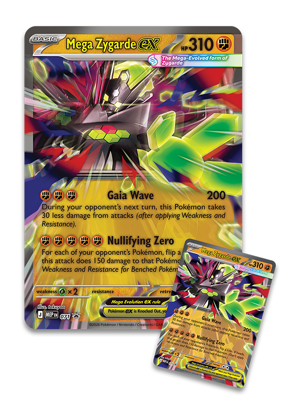 Pokémon TCG: Mega Zygarde ex Premium Collection (PROMO AND STICKER ONLY)