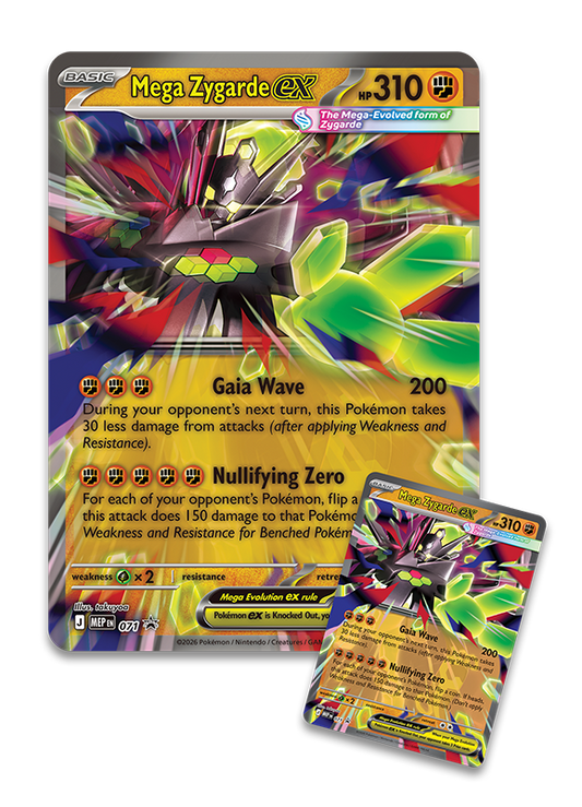 Pokémon TCG: Mega Zygarde ex Premium Collection (PROMO AND STICKER ONLY)