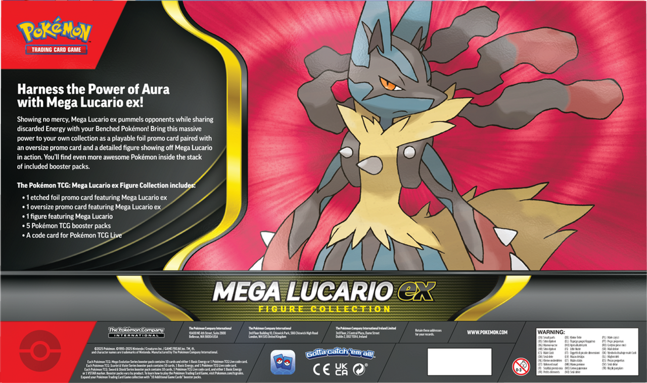 Pokémon TCG: Mega Lucario ex Figure Collection