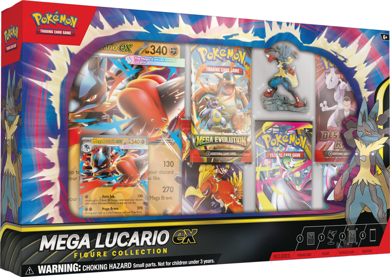 Pokémon TCG: Mega Lucario ex Figure Collection