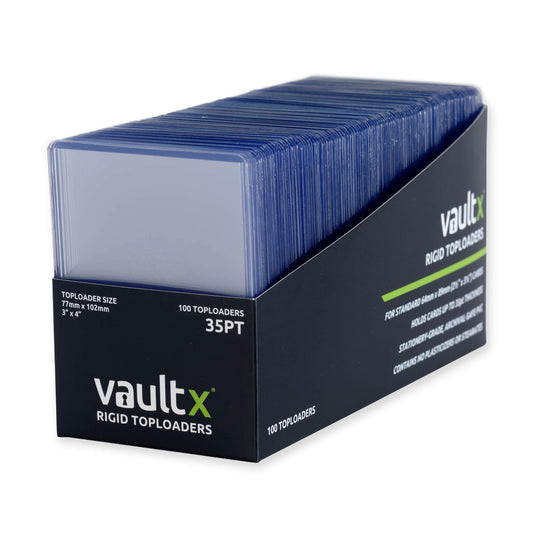 Vault X Seamless Rigid Toploaders 35pt (100 Pack)