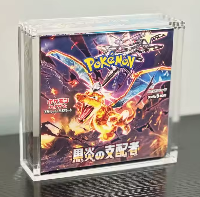 Premium Pokémon Japanese Booster Box Protective Display Acrylic Case