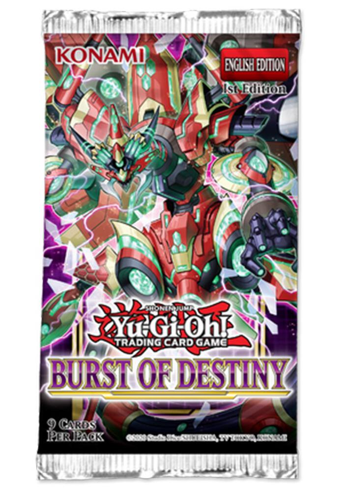 Yugioh TCG: Burst of Destiny Booster Pack [1st Edition]