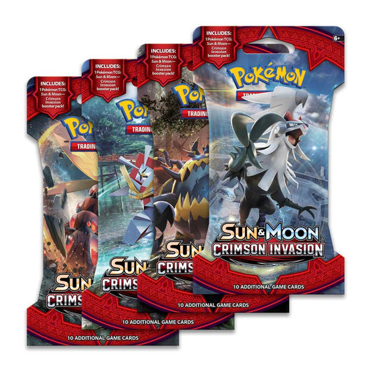 Pokémon TCG: Sun & Moon - Crimson Invasion Sleeved Booster Pack