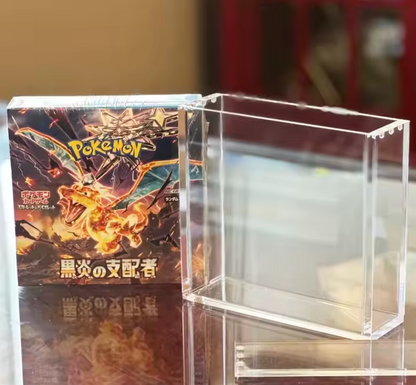 pokemon japanese booster box protector Premium Pokémon Japanese Booster Box Protective Display Acrylic Case V – Spoils and Loot