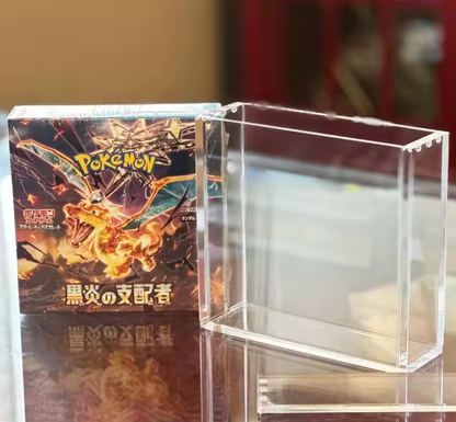 Premium Pokémon Japanese Booster Box Protective Display Acrylic Case