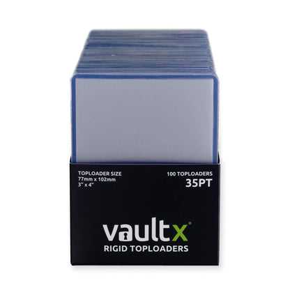 Vault X Seamless Rigid Toploaders 35pt (100 Pack)