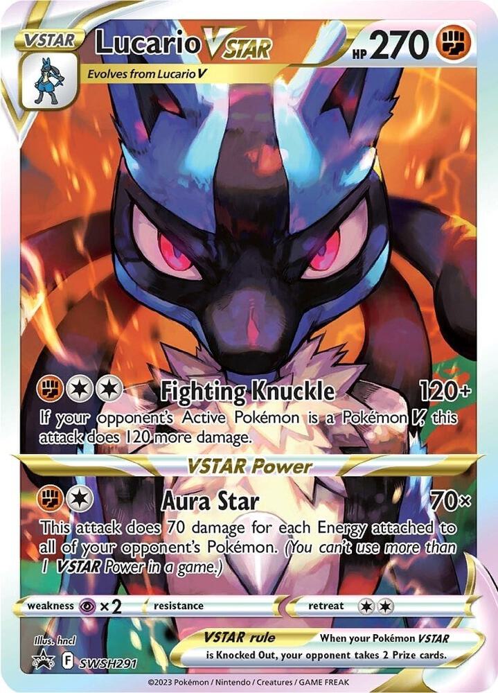 Pokémon TCG: (Sealed) Lucario VSTAR- SWSH291 Promo Card