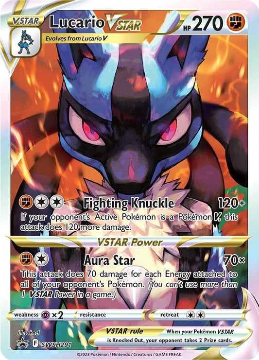 Pokémon TCG: (Sealed) Lucario VSTAR- SWSH291 Promo Card