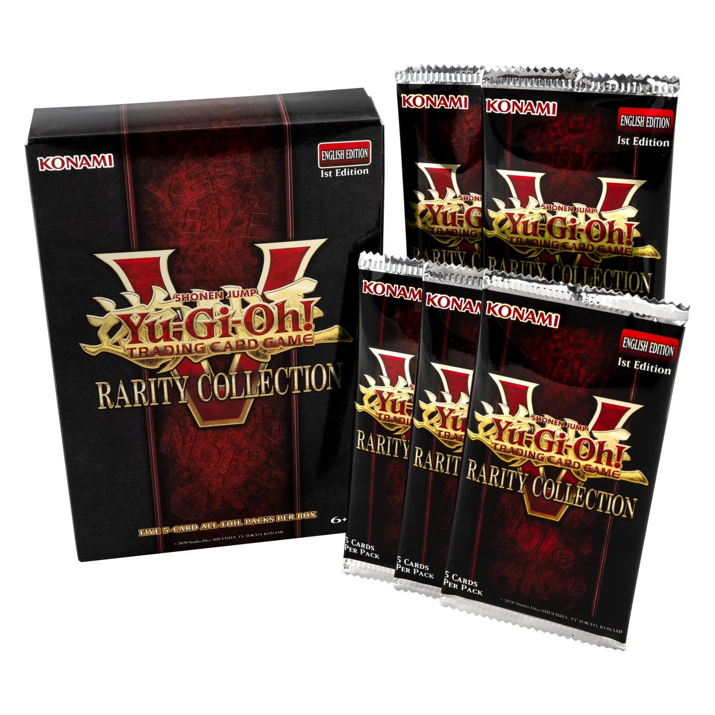 Yugioh TCG: Rarity Collection 5 Tuck Box (5 Packs)