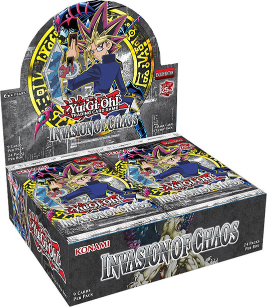 Yugioh TCG: Invasion of Chaos Booster Box (25th Anniversary Edition)