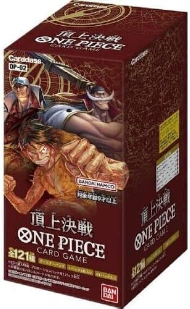 One Piece TCG Japanese OP-02 Paramount War Booster Box