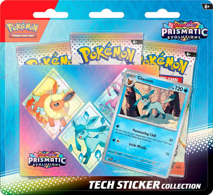 Pokémon TCG: Scarlet & Violet 8.5: Prismatic Evolutions: Tech Sticker Collection (Random)