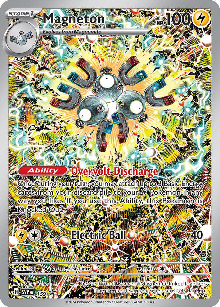 Pokémon TCG: (Sealed) Magneton - 159 Promo Card