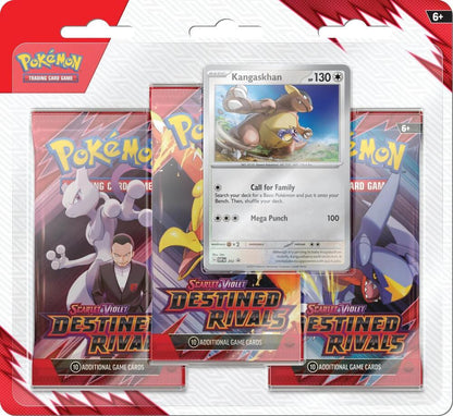 Pokémon TCG: Scarlet & Violet 10: Destined Rivals: 3-Booster Blister (Select Variant)