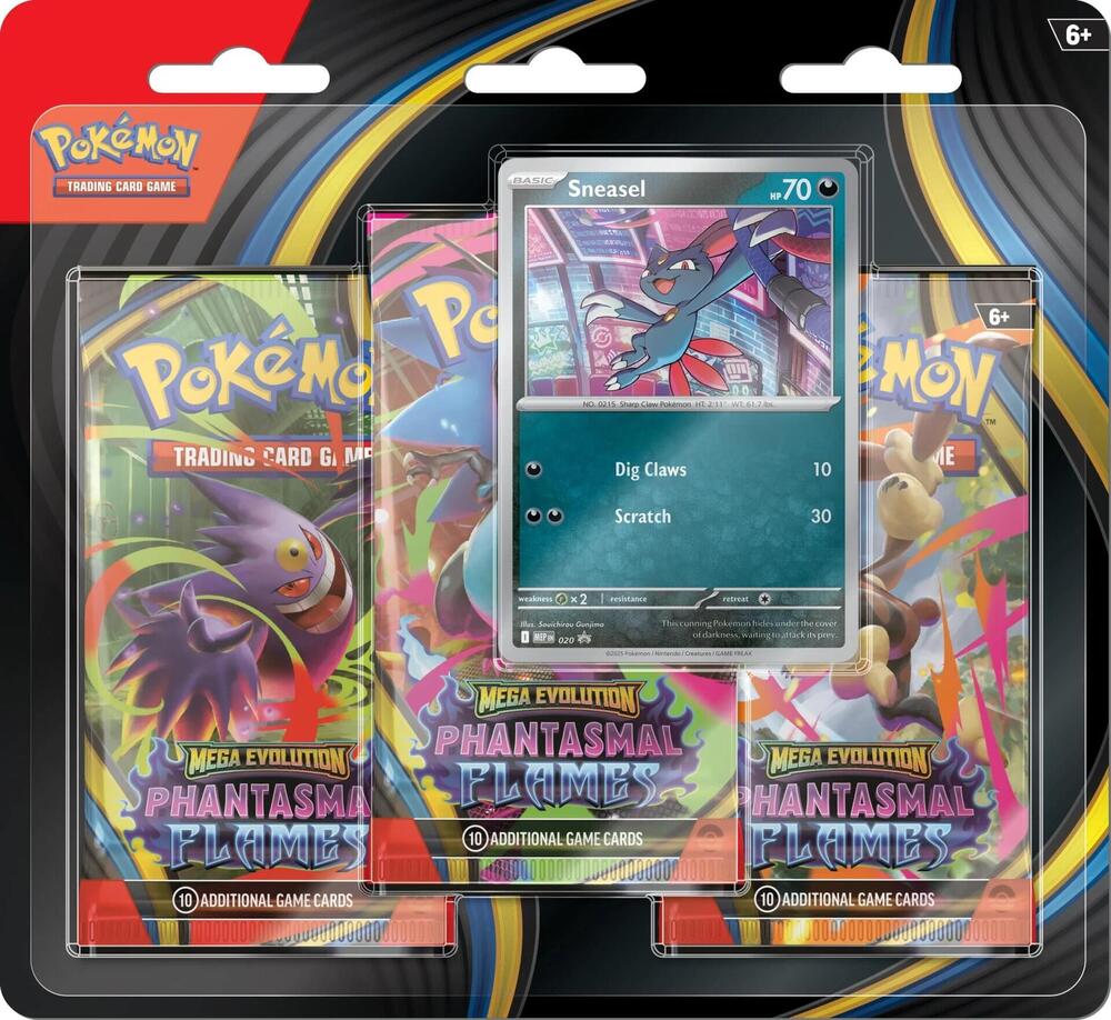 Pokémon TCG: Phantasmal Flames 3-Pack Blister (Random)