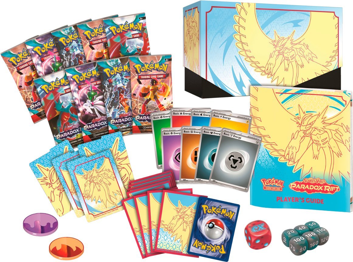 Pokémon TCG Scarlet & Violet - Paradox Rift Elite Trainer Box (Roaring Moon)