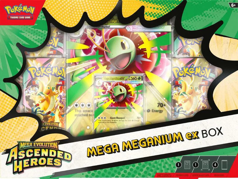 Pokémon TCG: Mega Evolution 2.5: Ascended Heroes: Mega Meganium/Emboar/Feraligatr ex Box