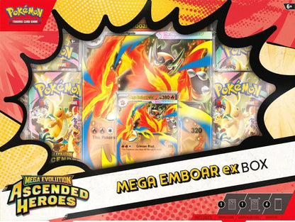 Pokémon TCG: Mega Evolution 2.5: Ascended Heroes: Mega Meganium/Emboar/Feraligatr ex Box