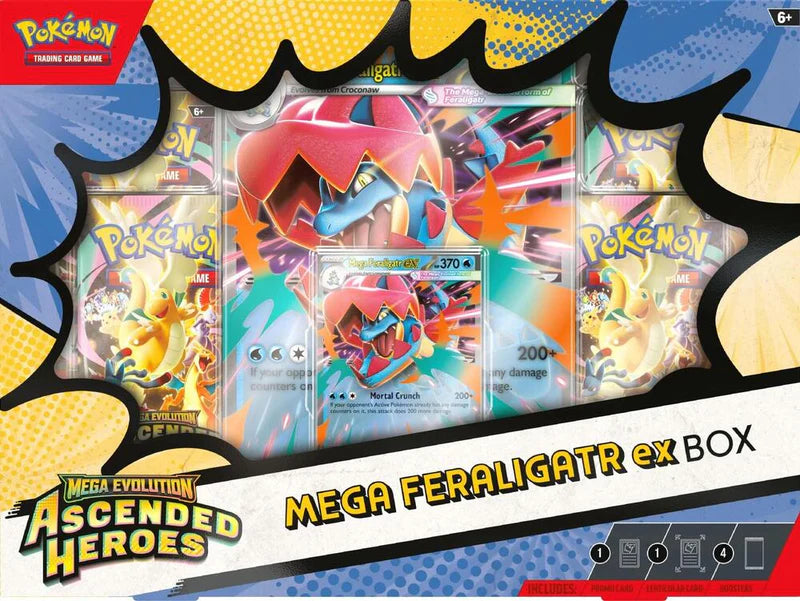 Pokémon TCG: Mega Evolution 2.5: Ascended Heroes: Mega Meganium/Emboar/Feraligatr ex Box