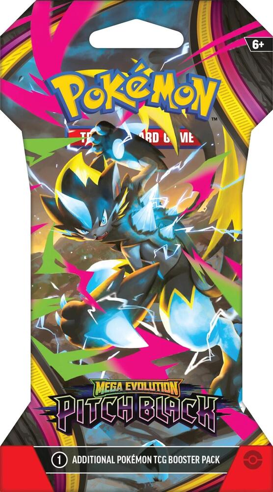 [PREORDER SHIP BY 7/17/26] Pokémon TCG: Mega Evolution 5: Pitch Black: Sleeved Booster Pack