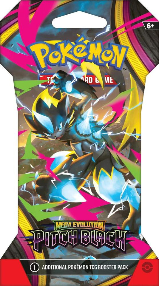 [PREORDER SHIP BY 7/17/26] Pokémon TCG: Mega Evolution 5: Pitch Black: Sleeved Booster Pack