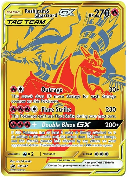 Pokémon Trading Card Games: Reshiram & Charizard-GX Premium Collection